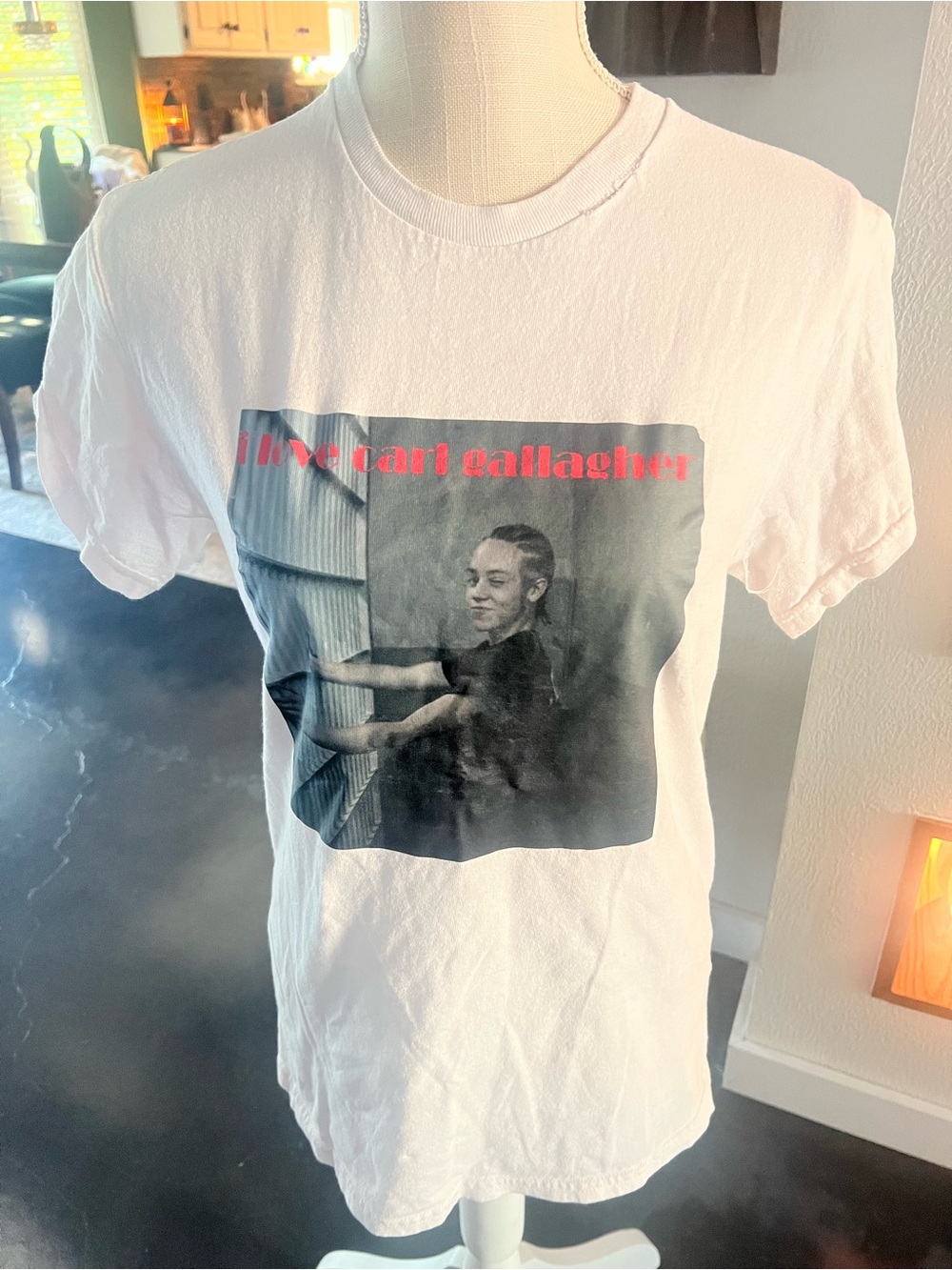 Love Carl  Gallagher Graphic Tee - White